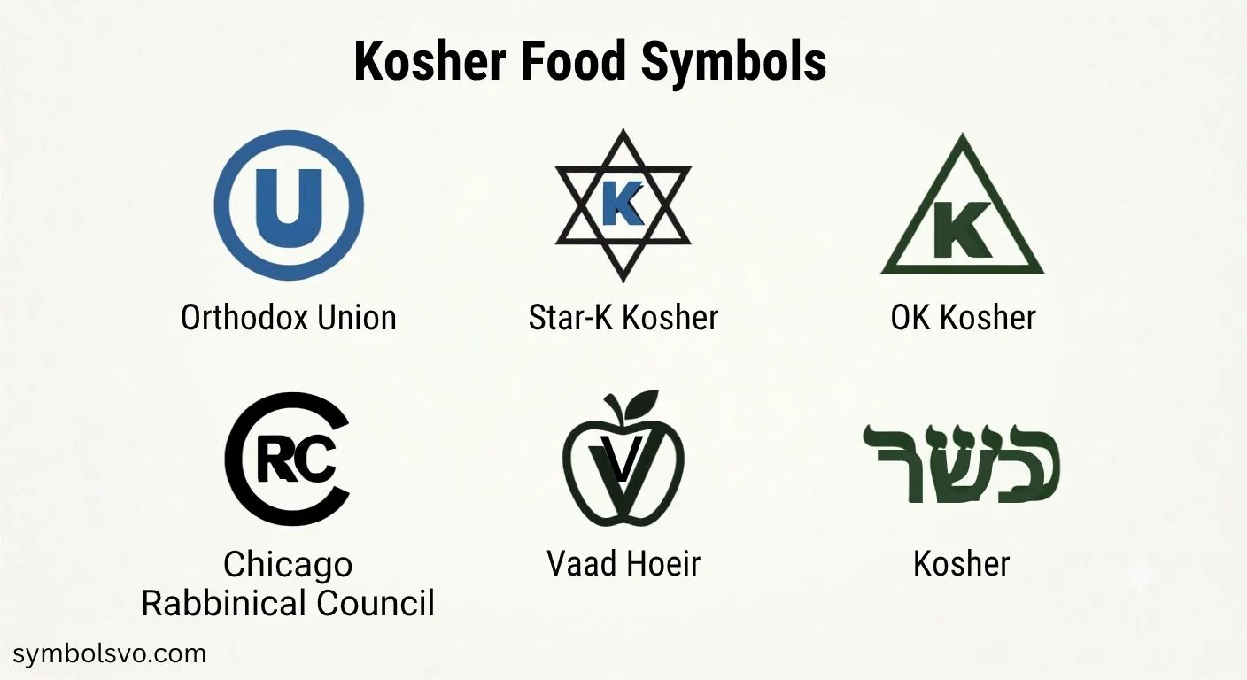 Kosher Food Symbols