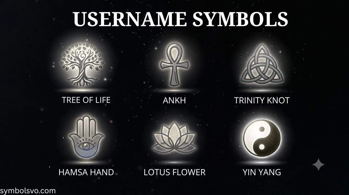 Username Symbols