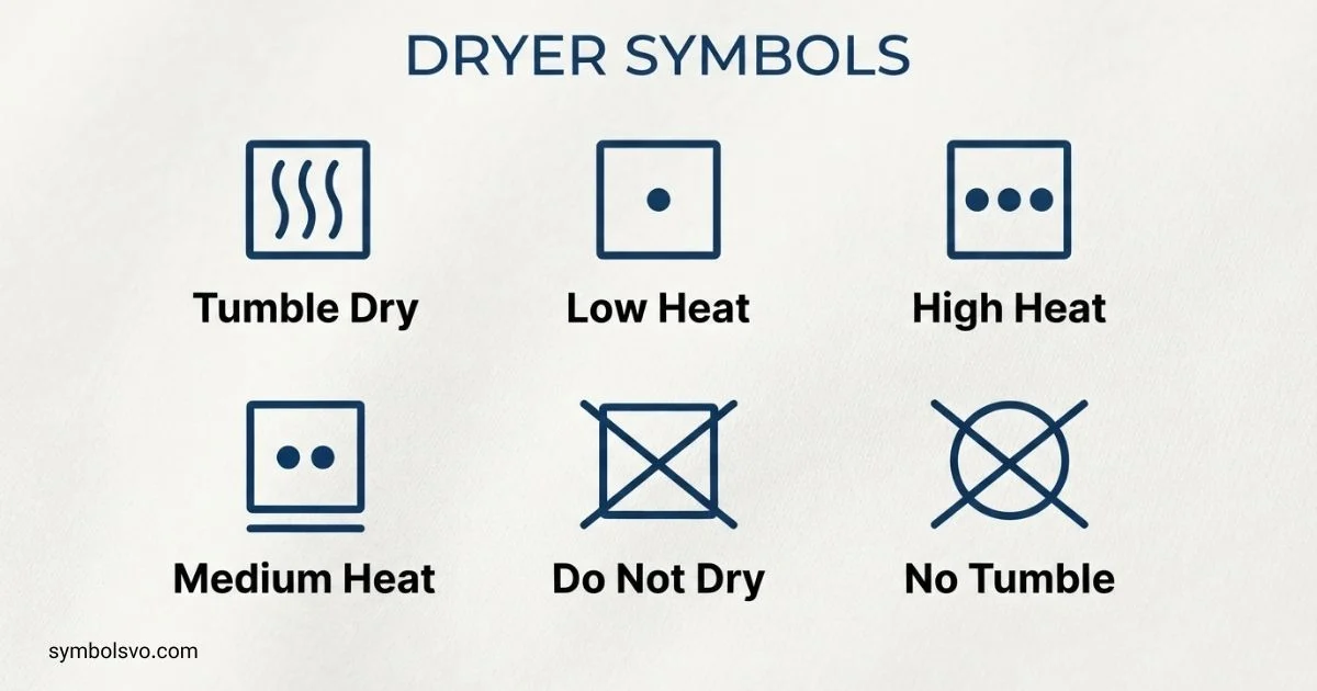 Dryer Symbols