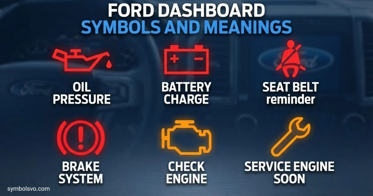 Ford Dashboard Symbols And Meanings