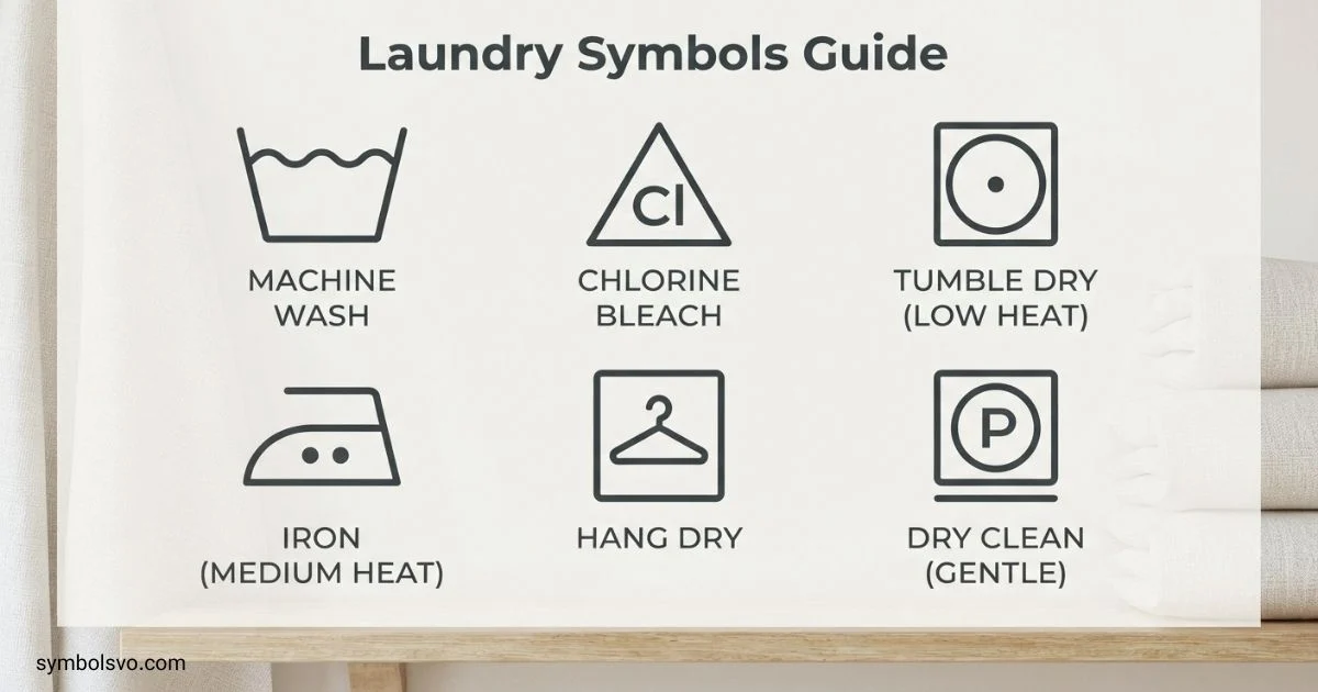 Laundry Symbols Guide